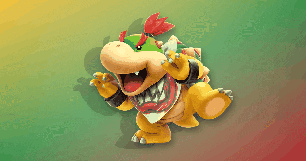 Bowser Jr., el heredero del Rey Koopa, con su pañuelo característico