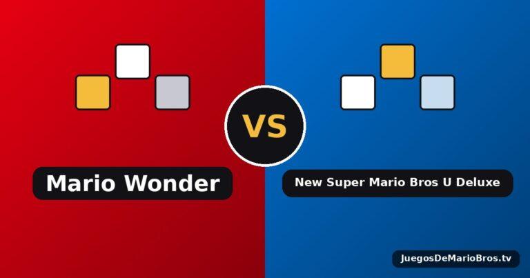 Mario Wonder vs Mario Bros U Deluxe: cuál elegir