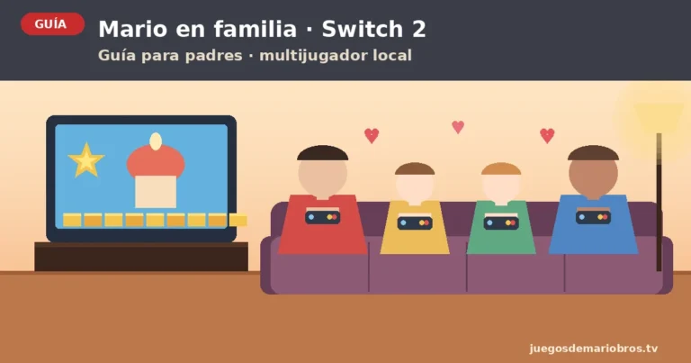 Guía para padres: cómo jugar Mario en familia con Nintendo Switch 2