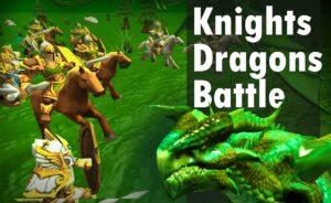 Knights vs Dragons — Batalla arcade online